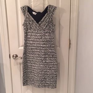 Classy Black and White Dress